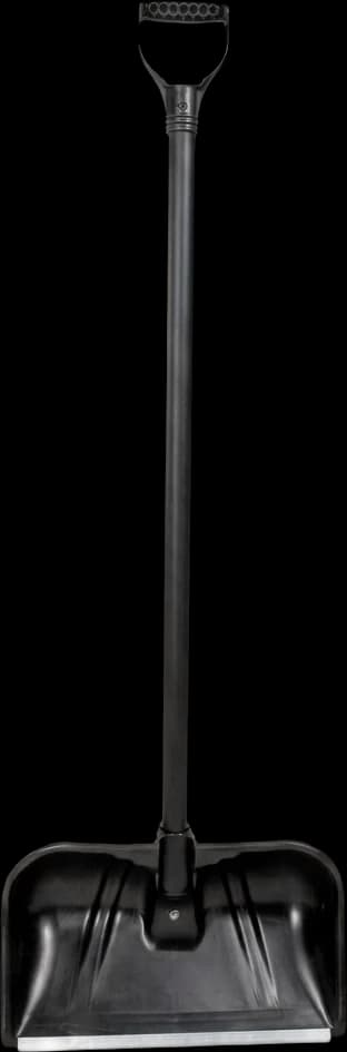 Лопата снеговая №5 с алюминиевой накладкой, 450×270 мм